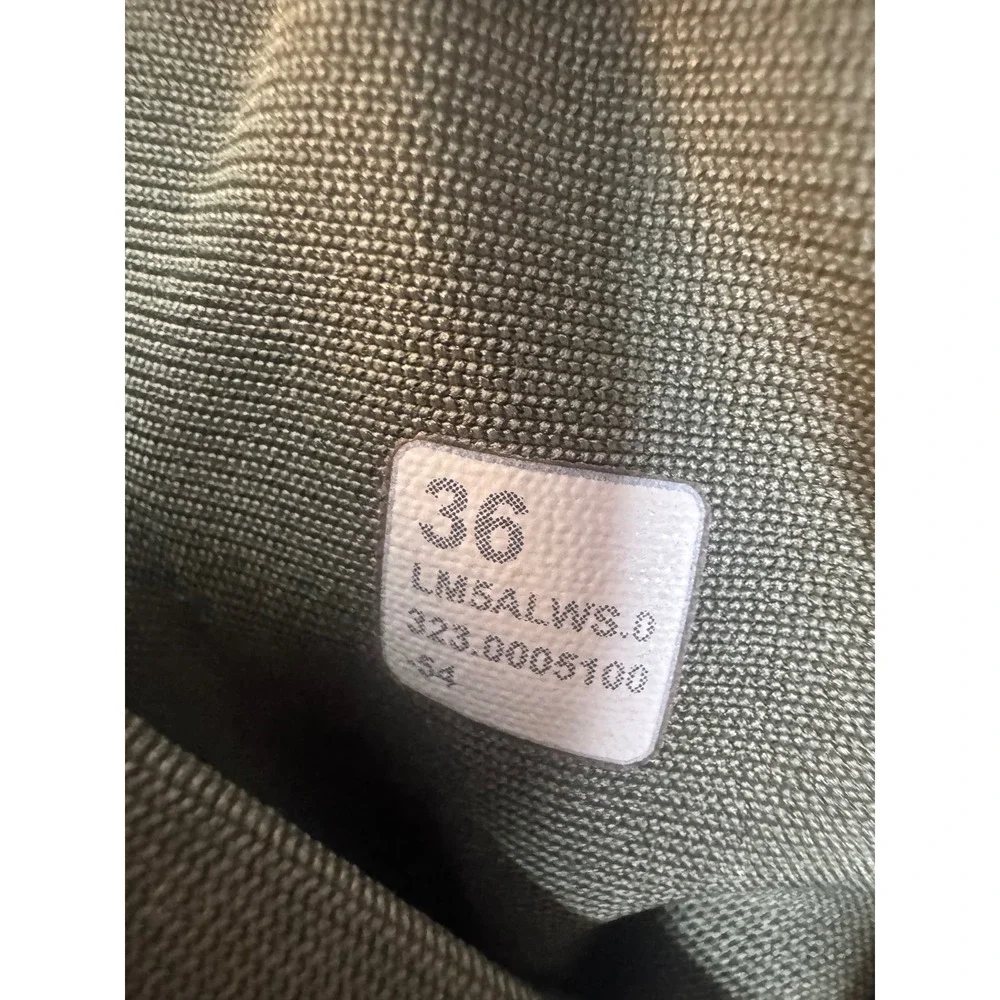 Lululemon ABC Pant Classic Warpstreme Olive Green Mens 36X30 LM5ALWS